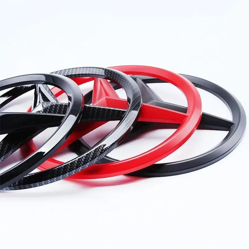 ASAO5 Auto Front Grille Emblem Badge Decoration ABS Star Style 18.8cm 21cm for Mercedes-Benz C200 E300L A B C E CLA GLA GLC GLE G