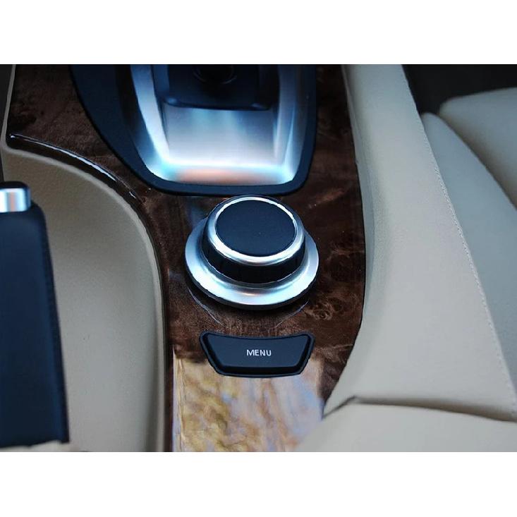 Car styling Interior multimedia control MENU button Trim Sticker cover for BMW e60 E90 3 5 series X5 X6 E70 E71 auto Accessories