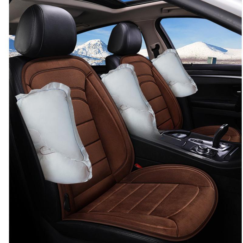 12v 1/2pcs Car Protective Cover Heating Pad Heating Car Seat Auto Parts Auto Parts Seat Cover Heated Seats Winter Warmer
