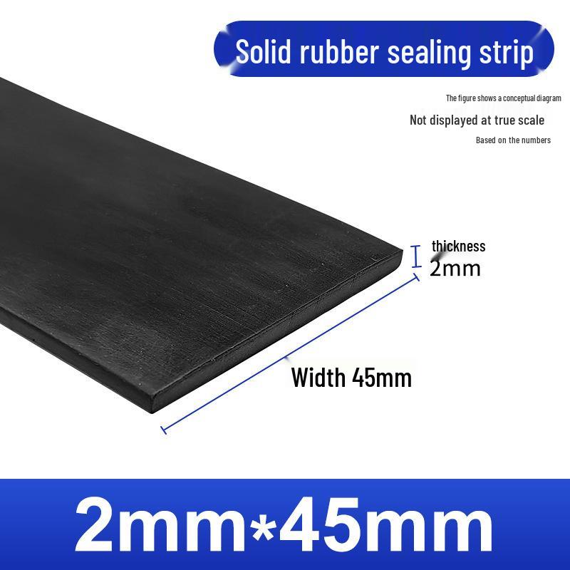 Nitrile Rubber Strip: Oil & Pressure-Resistant Shock Absorbing Glass Pad for Sealing & Joint Support