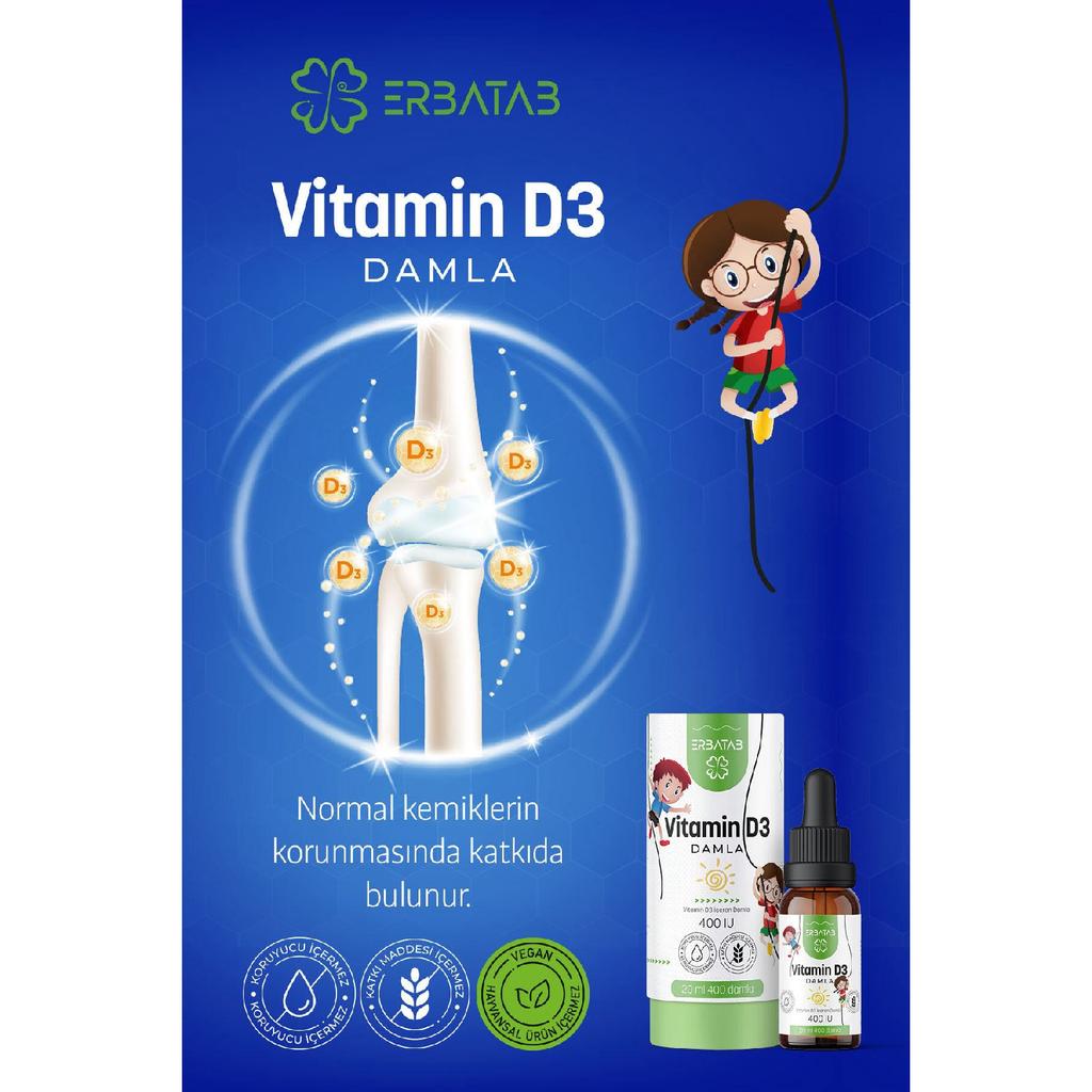 Витамин D3 детский 20 мл 400 МЕ капли