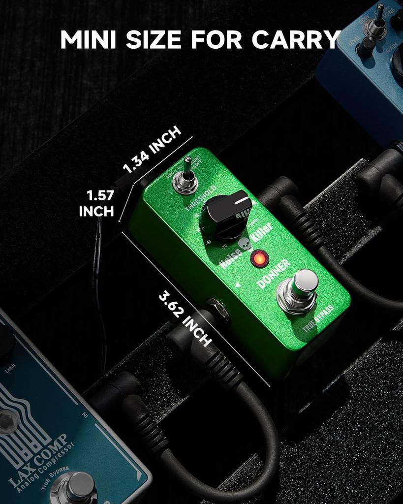 Donner Noise Gate Effector Guitar Pedal 2 Modes Noise Killer (Noise Gate)