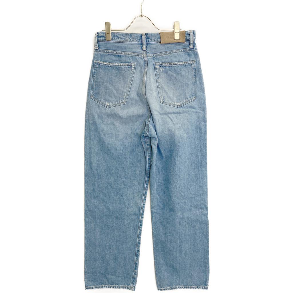 KURO OPTIMA Blue Wash Wide Tapered Denim Pants Bottoms 27 blueUsed