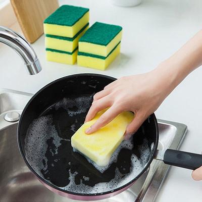 Губка для мытья Посуды Щетка для мытья Посуды Скребок для кастрюль Тряпки для посуды из микрофибры Чистящие губки Инструменты для уборки Кухонные принадлежности