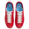 Nike Cortez Кожа Университетский Красный Университетский Синий Перфорированный Swoosh Женские Кроссовки HQ1841-600