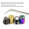 4Pcs Locking Car Tire Valve Stems Caps Anti-Theft Auto Wheel Valve Stem Covers with Rubber Seal Universal Tyre Air Stems Covers