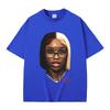 Rapper Sexyy Red Nicki Minaj Face Graphic Print T-shirt UnisexHip Hop Casual Oversized Tshirt Male Fashion Trend Streetwear