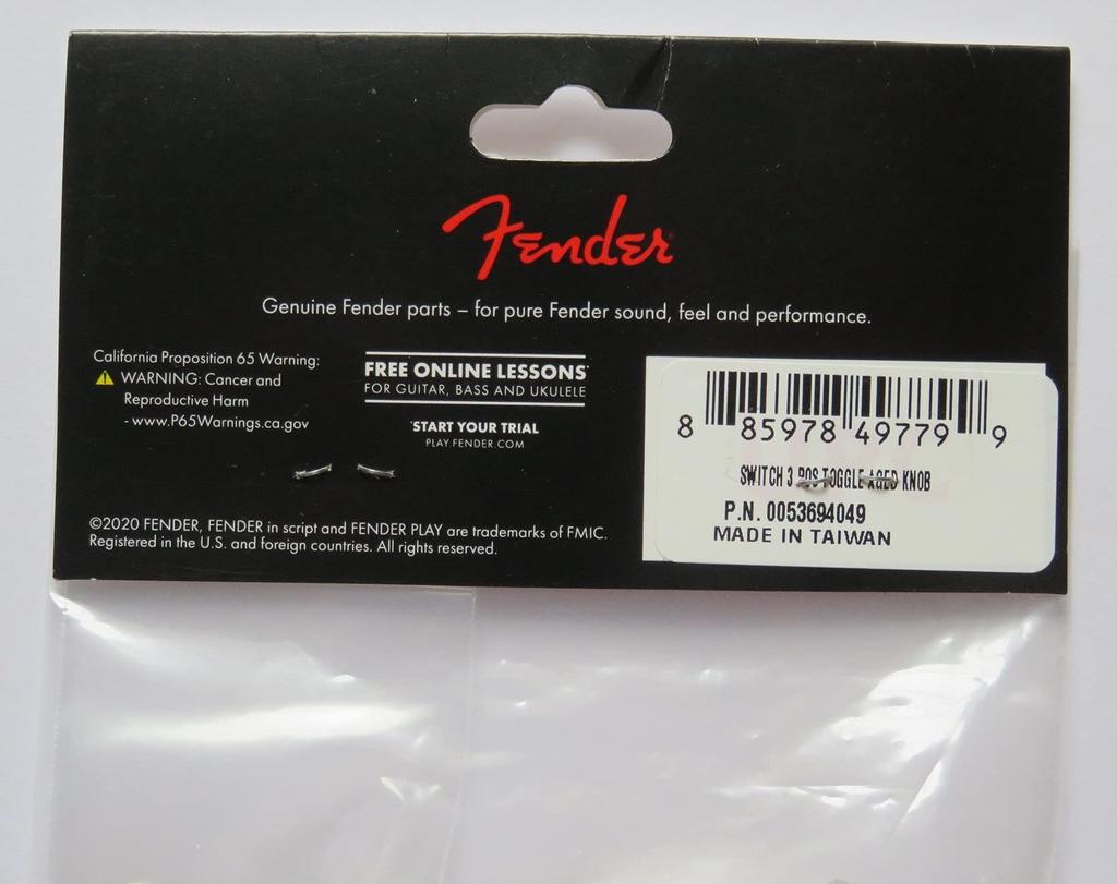 Fender ПЕРЕКЛЮЧАТЕЛЬ 3-ПОЗИЦИОННЫЙ СТАРЕНЫЙ РУЧНОЙ [предмет]