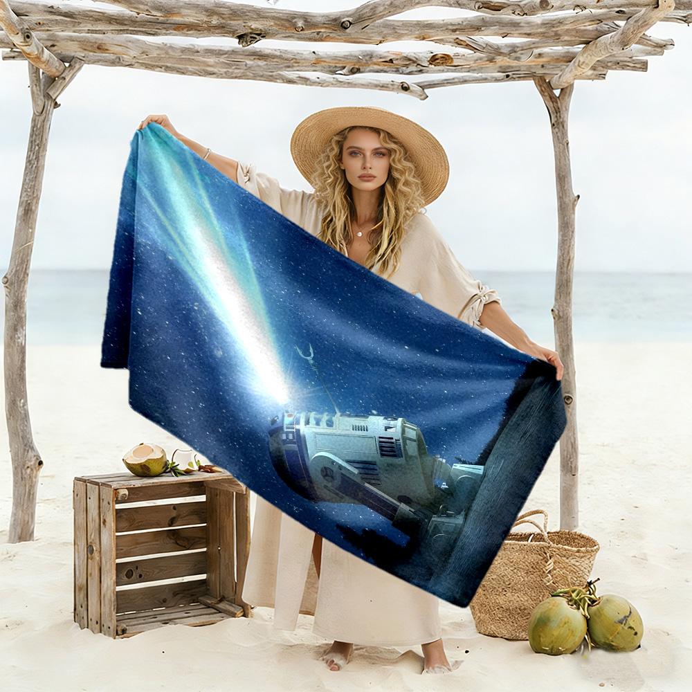 Star Wars Beach Towel High Absorbency Quick-Dry Comfortable Lightweight Portable for Swimming,Beach,Camping, Travel, Beach Accessories,Gym