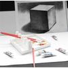 Plastic 4 Slots Paint Brush Rest Holder Non-slip Cookware Storage Paintings Brushes Rests Display Stand Multifunctional