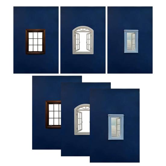 1/3Pcs Window Frame Photography Props Portable Artistic Highlight Landscapes Subjects Outdoor Travel Shot Window View Frame Photos