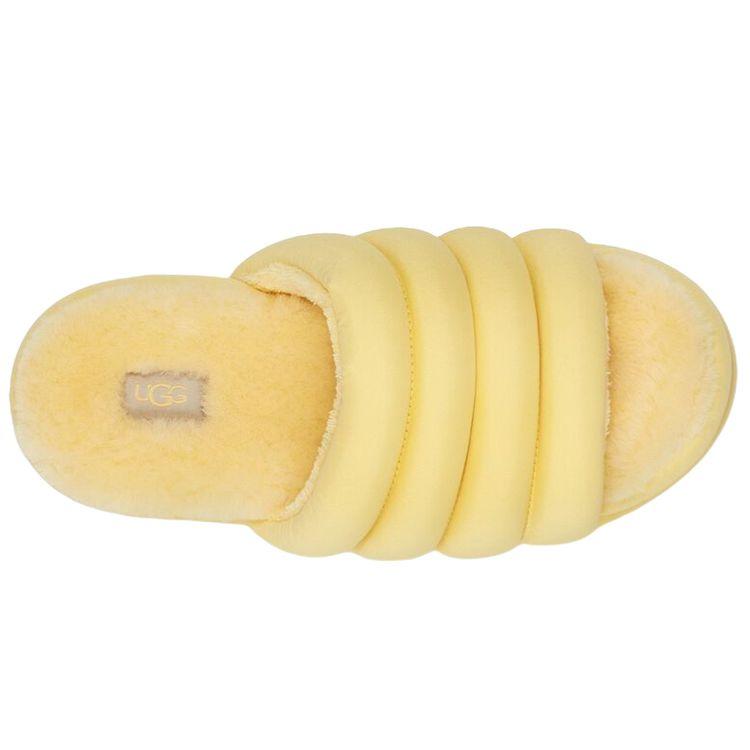 UGG Maxi Slide Удобные модные сандалии на толстой подошве Женские сандалии Желтые 1126377-BPDD