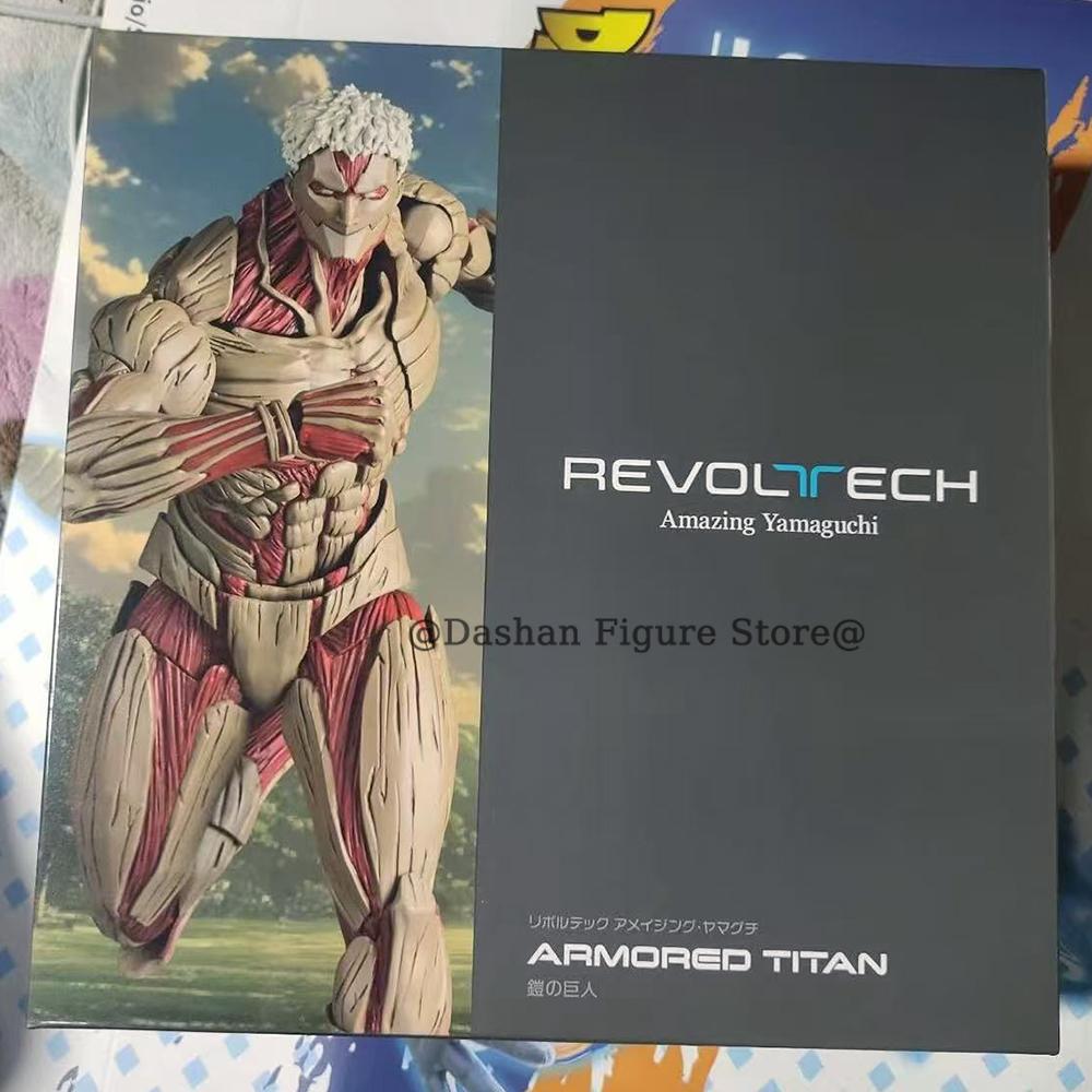 Фигурка Атака Титанов Revoltech Женская фигурка титана Фигурки действия Amazing Yamaguchi Энни Леонхарт Фигурка девушки-титана ПВХ Модель Игрушки