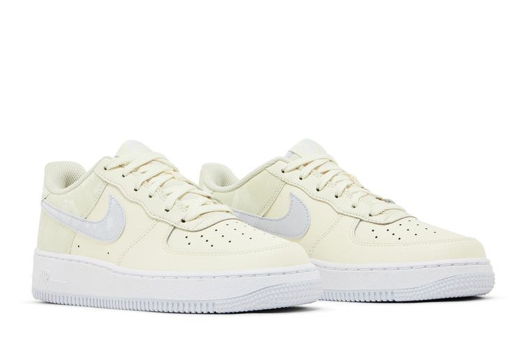 Kids' Sneakers Nike Air Force 1 Low Pale Ivory Sea Glass (GS) Pale Ivory/Sea Glass/White/Football Grey