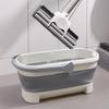 Portable Rectangular Folding Mop Bucket - Large, Thickened, Multi-functional Plastic for Car Wash & Mopping