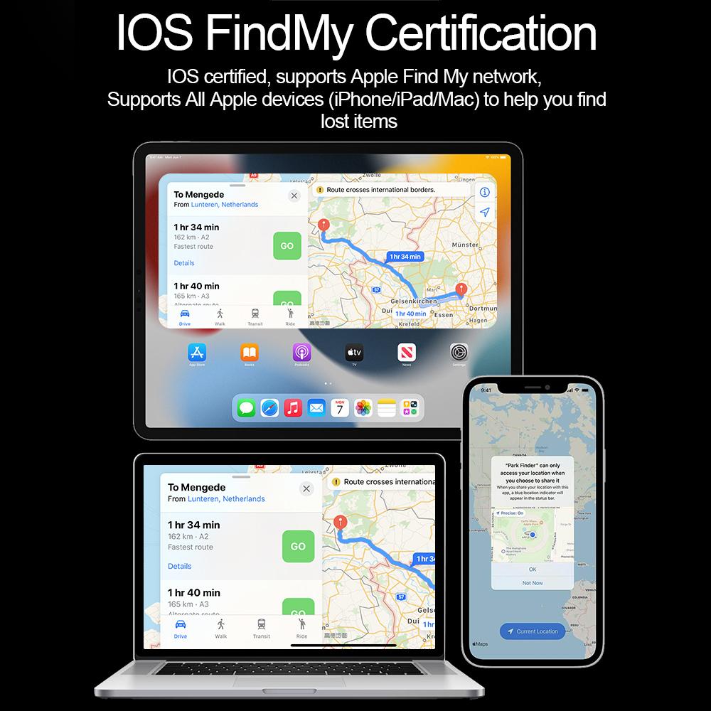 Умный GPS-трекер Mini Tag для IOS Apple Find My APP ITag Устройство напоминания о потере MFI Rated Locator Ключи от машины Pet Kids Finder