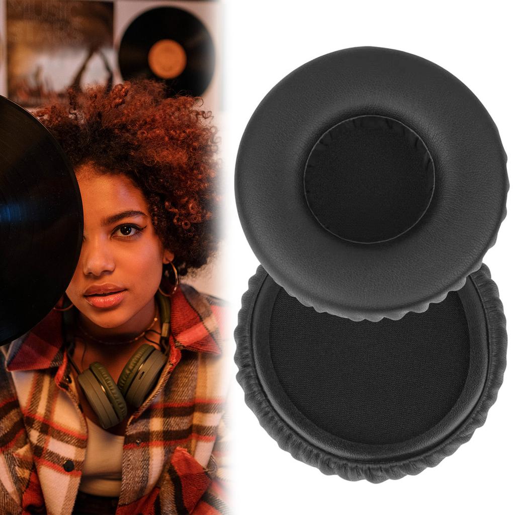 1Pair Earpads Protein Leather Ear Pad Ear Cushions Cover Memory Foam Earmuffs for Marley Positive Vibration 2 Headsets