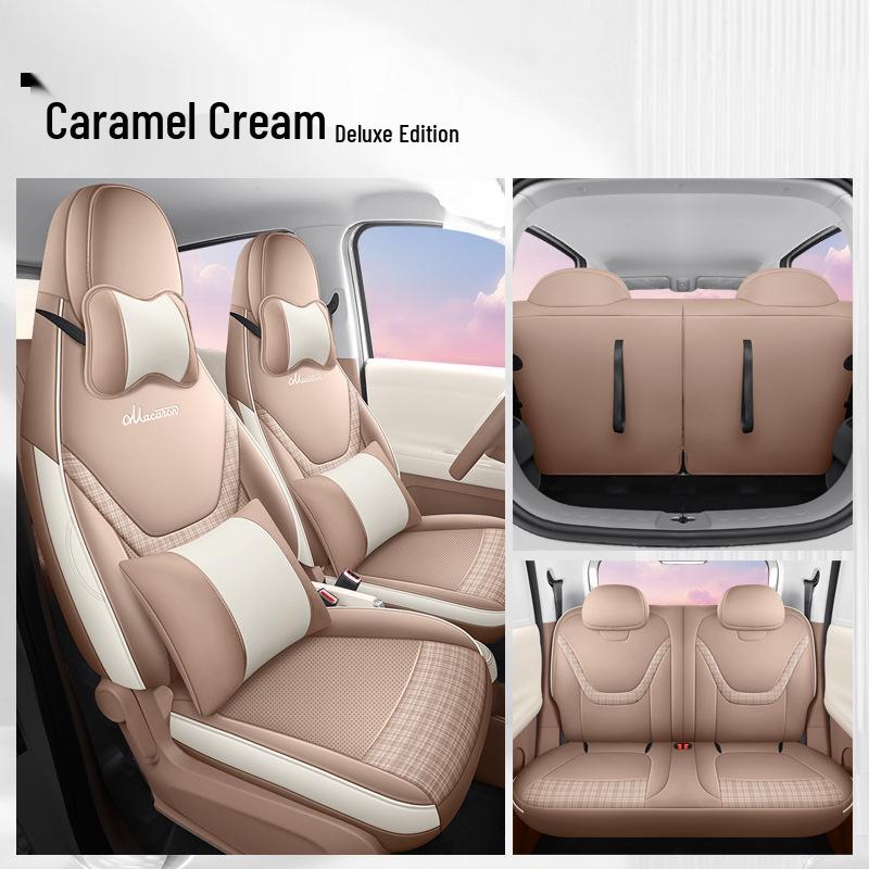 Чехлы на сиденья Wuling Hongguang Mini EV, модель 26 - Macaron Edition, Всесезонные подушки