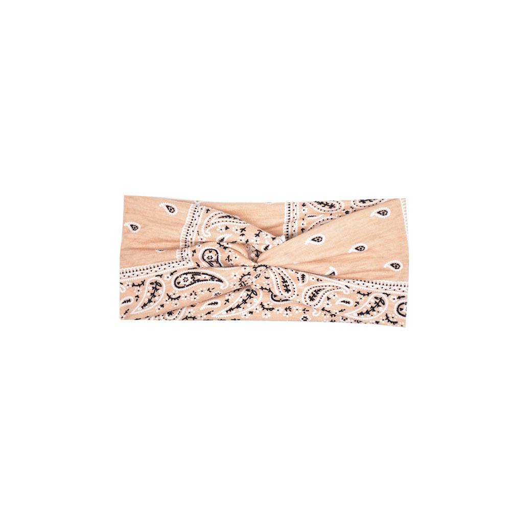 Printed Headband Sports Running Bohemian Face Wash Makeup Hair Cross Wide-brimmed Headband for Women