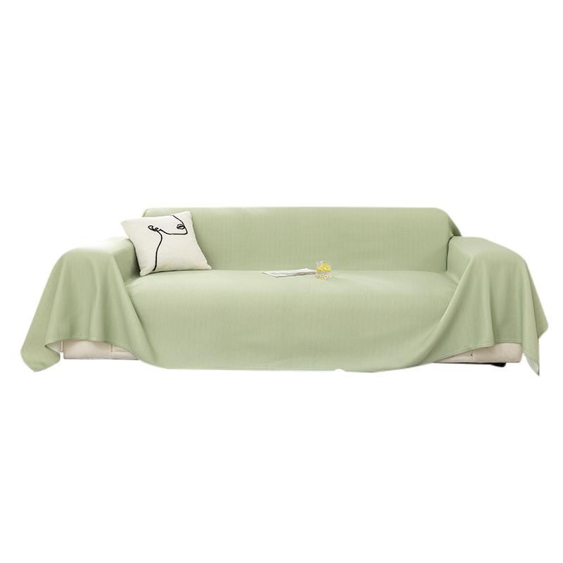 Summer Cool Ice Silk Sofa Towel Sofa Backrest Cover Towel Moisture Absorption Breathable Sofa Slipcover Cover Cloth Full Covered
