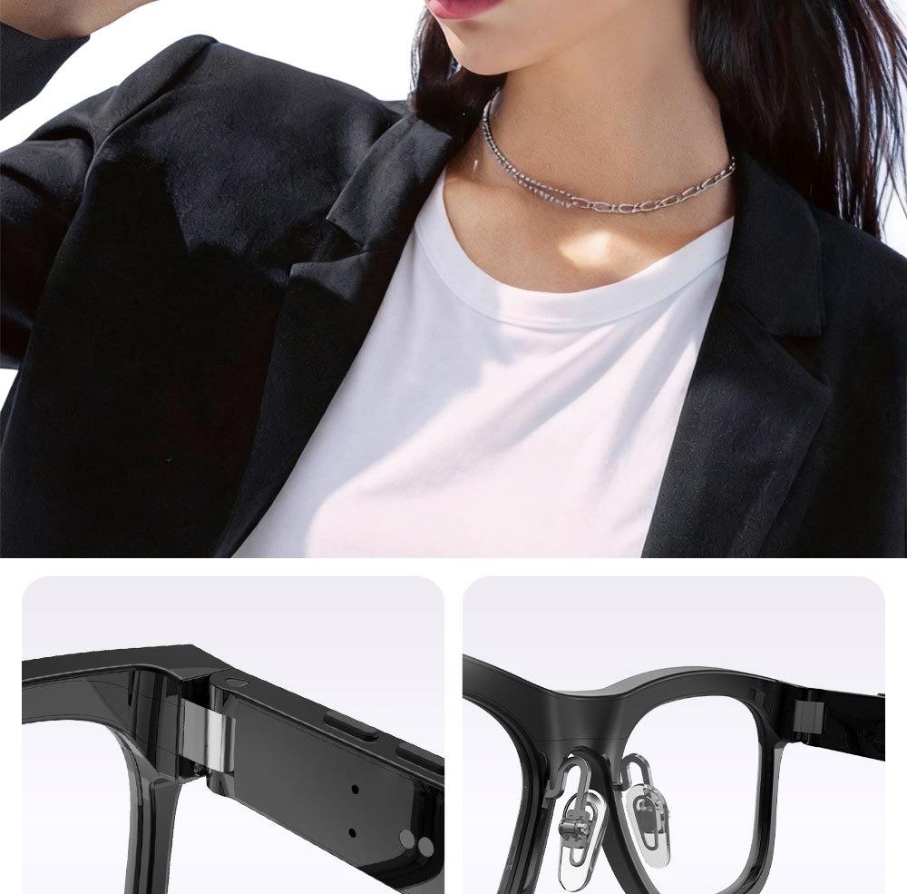 Smart AI Bluetooth Glasses: Camera, Photo Translation, Object Recognition, Calls & Music