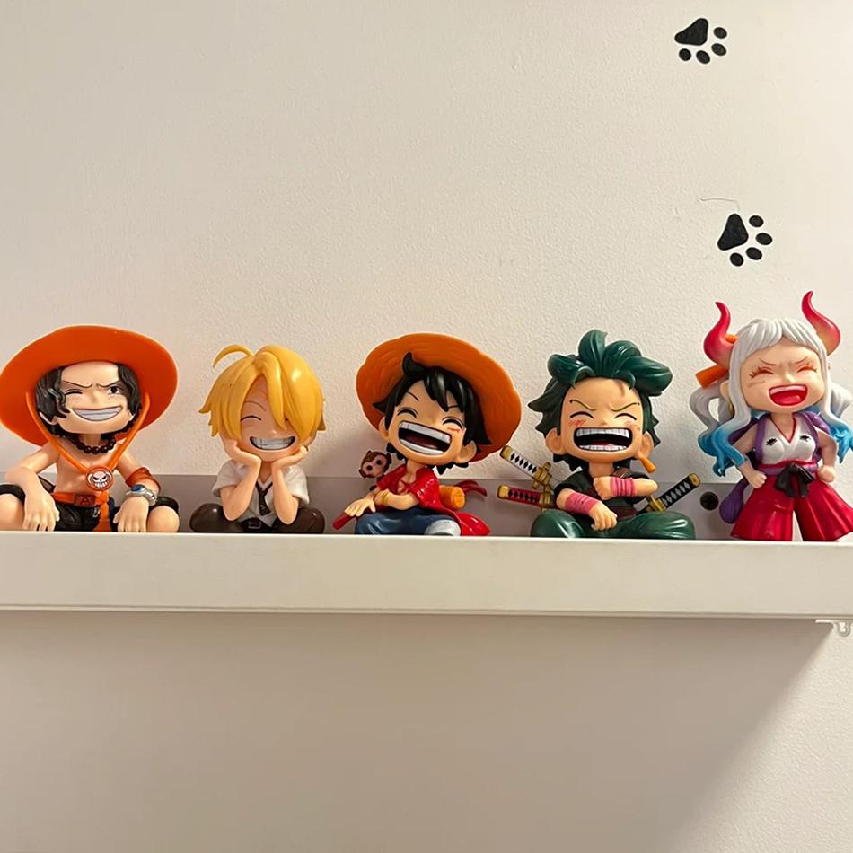 Горячая Распродажа 5 шт./комплект Фигурка Аниме One Piece Луффи Зоро Санджи Эйс Ямато Фигурка Большой Смех Луффи ПВХ Модель Кукла Коллекция Игрушка Подарки