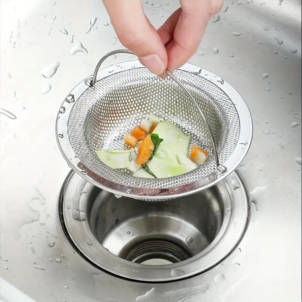 Премиальные сетчатые сливные пробки для кухонной раковины из нержавеющей стали, предотвращающие засоры, с глубокими корзинами, можно мыть в посудомоечной машине
