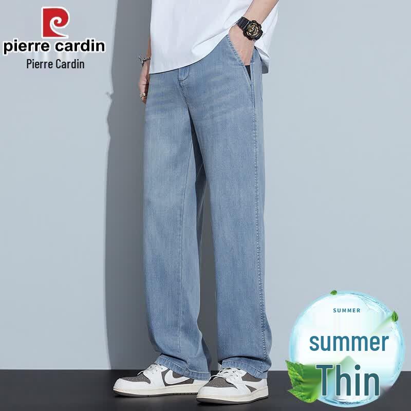 Pierre Cardin Мужские прямые джинсы из лиоцелла Тэнсел