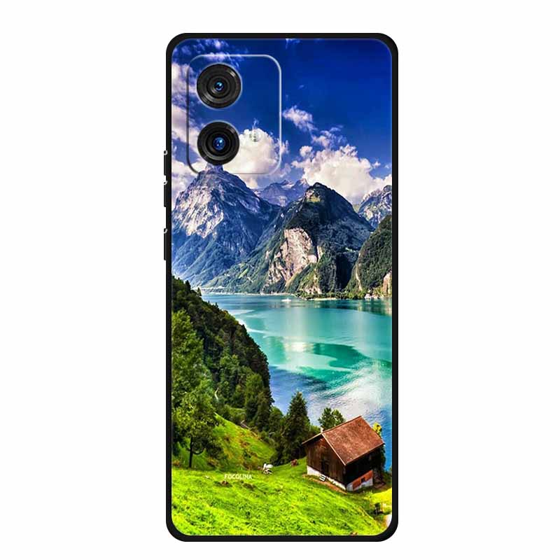 Для Motorola Moto G84 G54 5G Чехол Модный Мягкий Силиконовый Чехол из ТПУ Чехлы для Телефона для Moto G54 MotoG84 2023 Оригинальный Новый Тигр Capa
