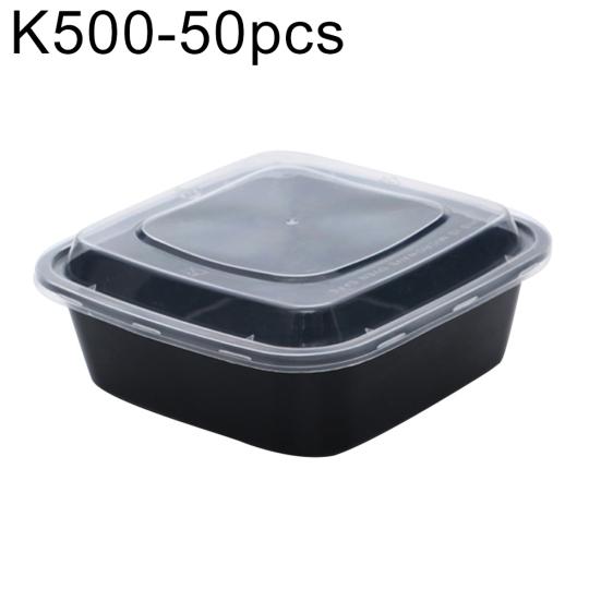 50 шт. одноразовые круглые/прямоугольные/квадратные миски для салата и пикника, кухонный контейнер