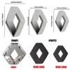 Hub Caps For Renault Koleos Kadjar Captur Megane Talisman Espace Clio Zoe 1pcs 3D Styling Car Front Hood Emblem Rear Trunk Badge