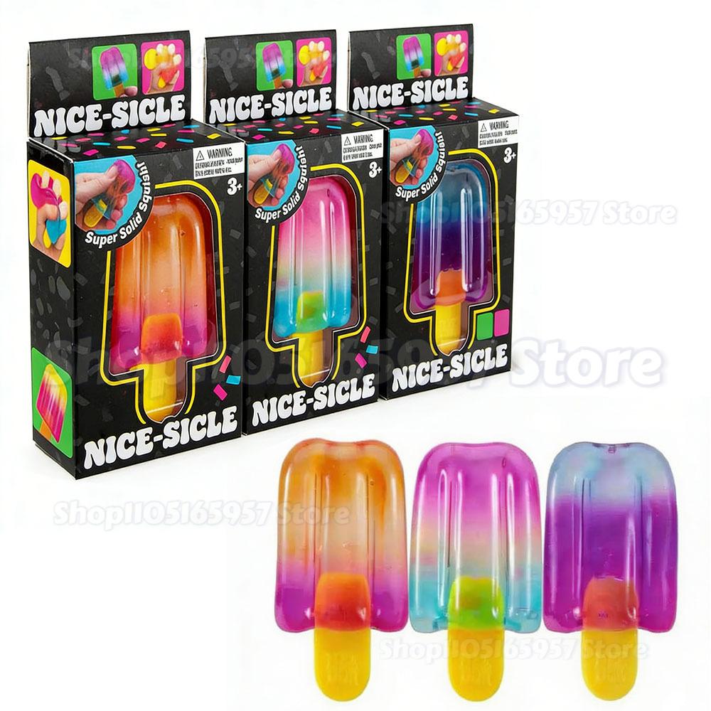 Случайный цвет Nee-Doh Nice Sicle Сенсорная игрушка-сквиш, Сквиш-мороженое, Летний сенсорный антистресс, Пасхальная корзина