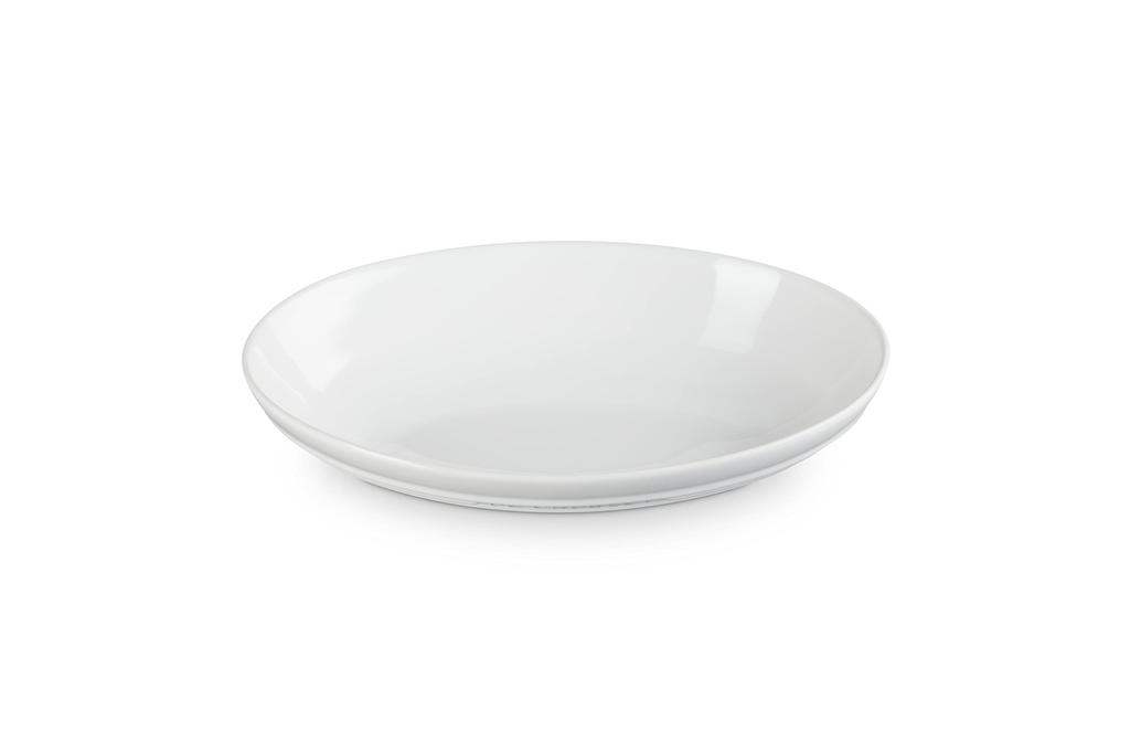 Овальное глубокое блюдо Le Creuset 23 см, Белое, Термостойкое, Подходит для микроволновой печи, духовки и посудомоечной машины, Подходит для запекания, гратена, карри и пасты