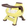 Детский обеденный стул со спинкой, звуковой подушкой, защитой позвоночника, детский напольный стул для кормления, желтый