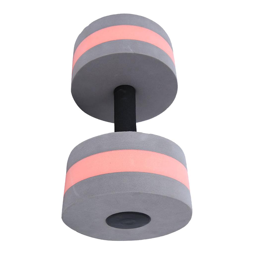 Eco Friendly Roundness Foam Water Floating Dumbbell Fitness Equipment(gray Red )