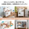 Air Rhizome Pretend Kitchen, Wooden, Stylish, Pretend Kitchen, Pretend Shop, Kids Kitchen That Can Also Be Used As a Shop, MILCO, White