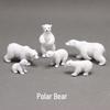 ПВХ модель морского животного Белый медведь для раннего образования и когнитивного развития детей