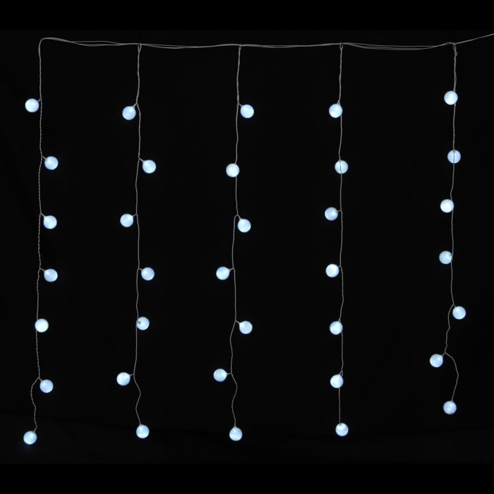 Штора из световых шариков 35 светодиодов