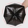 100pcs Flat-mouth Black Rubbish Bag Plastic Waste Bag Liner Bags Trash Bag  Bathroom