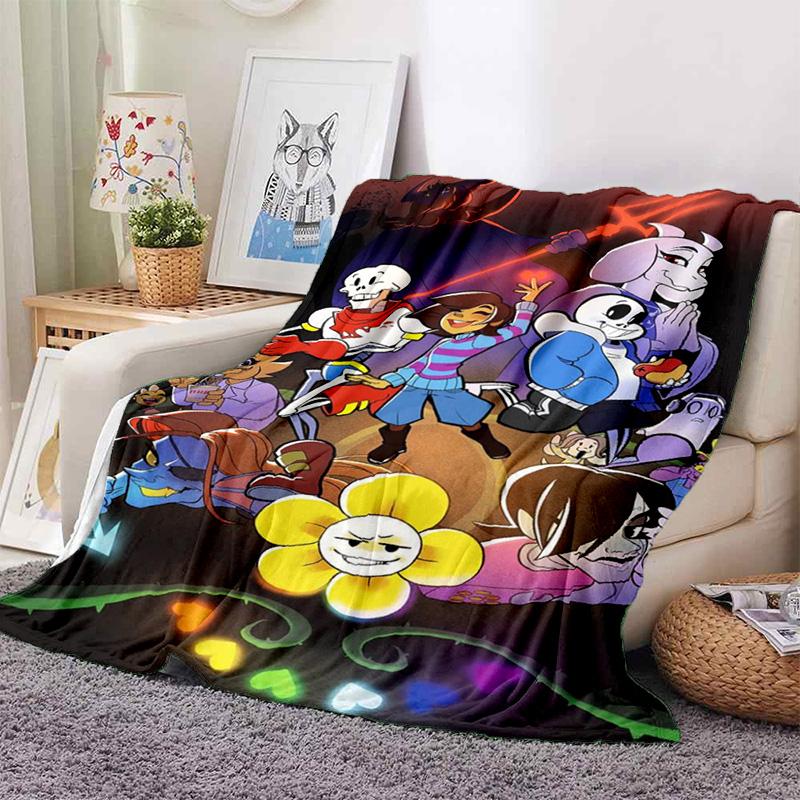 Легенда Подземелья Игровой Диван-Кровать Одеяло Супер Мягкое Теплое U-Undertale Санс Смешное 3D Печать Чехол для Одеяла Флисовое Плед