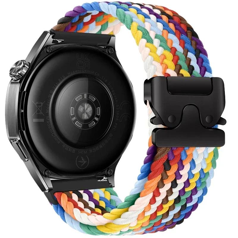 Плетеный браслет Solo Loop Для Huawei Watch GT5/4/3Pro 46 мм 4/3 Pro Huawei Ultimate Band Для Amazfit Balance GTR 4/3/2 47 мм