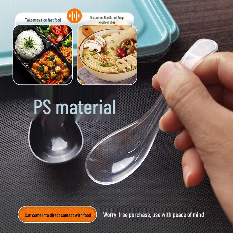 Disposable Plastic Soup Spoons