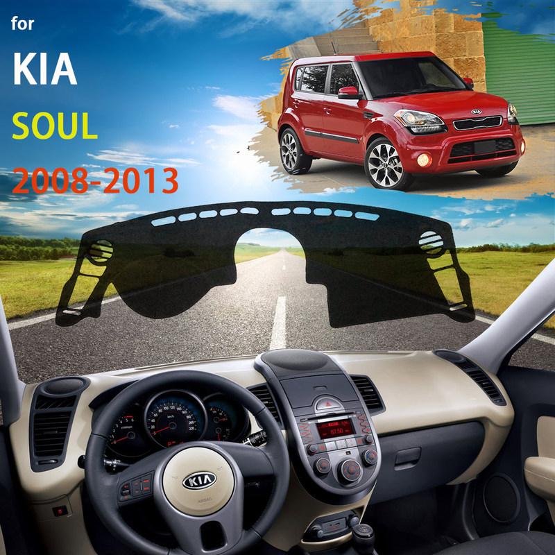Коврик на панель приборов для Kia Soul AM 2008 2009 2010 2011 2012 2013 Защитный коврик на панель с защитой от УФ-лучей Аксессуары