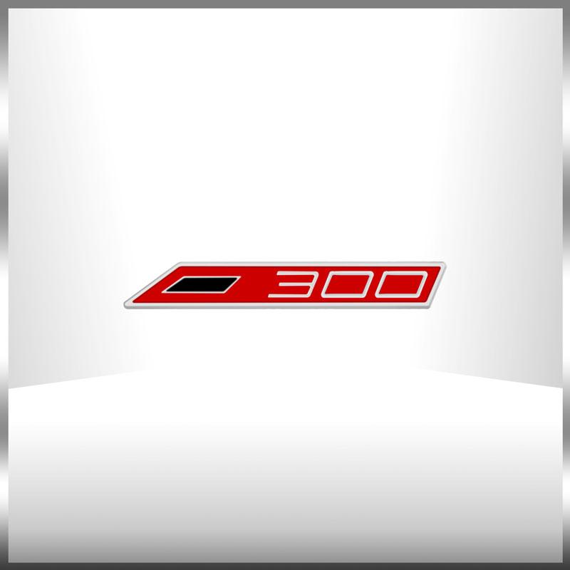 Car 3D Metal Sticker Race 300 Flag Emblem Front Grille Sticker Fender Side Badge Decal For Seat Cupra Leon Altea Ibiza Fiat 500