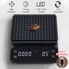 Digital Coffee Scale High Precision Kitchen Scale 3kg/0.1g Rechargeable Weighing Scale with Timing Function Home Kitchen Tools
