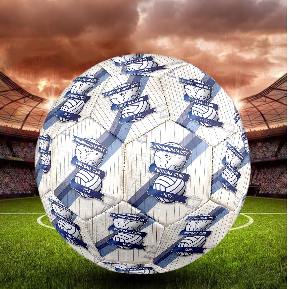 Birmingham City Size 5 Football High Elastic Soccer Ball For Outdoor Competition Daily Training Play