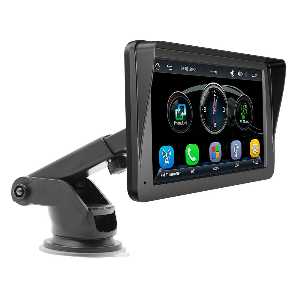 7-дюймовый автомобильный радиоприемник беспроводной CarPlay Android Auto мультимедийный видеоплеер 7-дюймовый портативный сенсорный экран с USB AUX