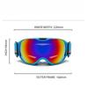 Anti-fog Children's Ski Goggles Double-layer Snow Eyewear Kids Ski Glasses  Mountaineering