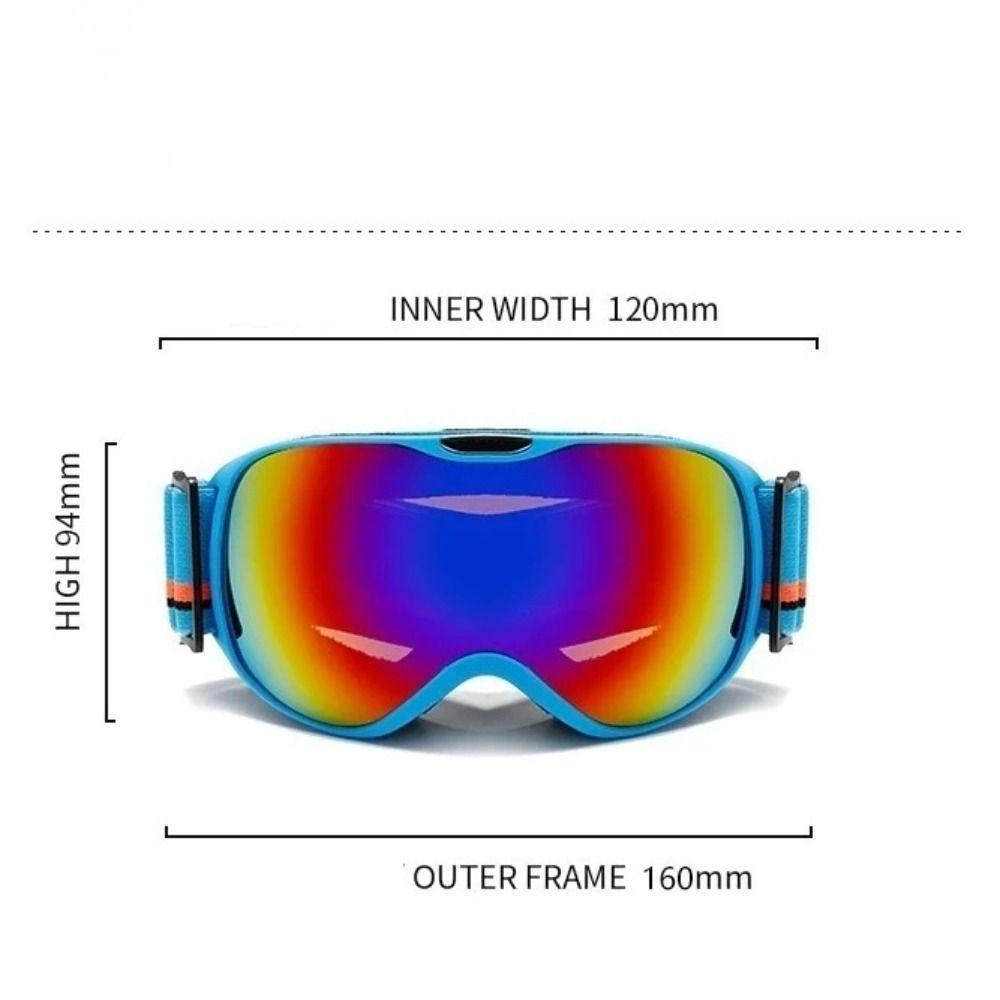 Double-layer Children's Ski Goggles Anti-fog Snow Eyewear Kids Ski Glasses Winter Sports