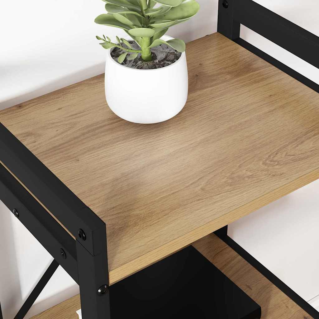 Bookshelf Artisan Oak 40 x 30 x 50 cm Engineered Wood